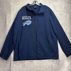 Let's Go Buffalo Navy Blue Jacket 32 Degrees Heat XL